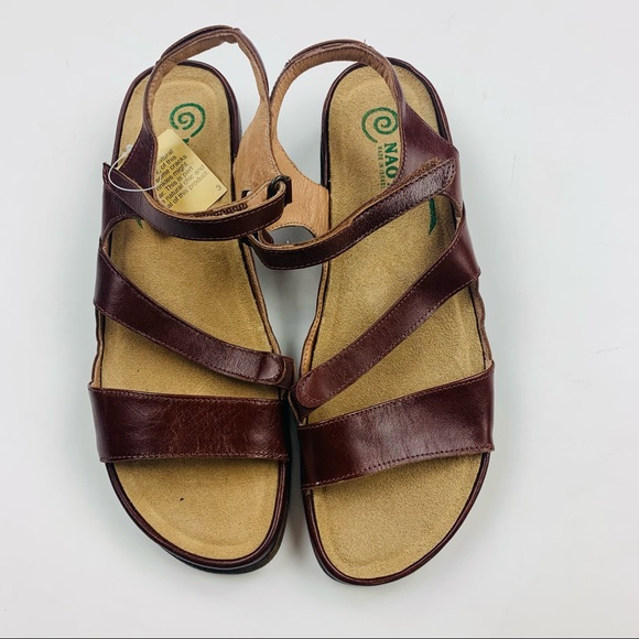 Naot Shoes - COPY - NAOT Brown Leather Sandals Sz 10 NWT